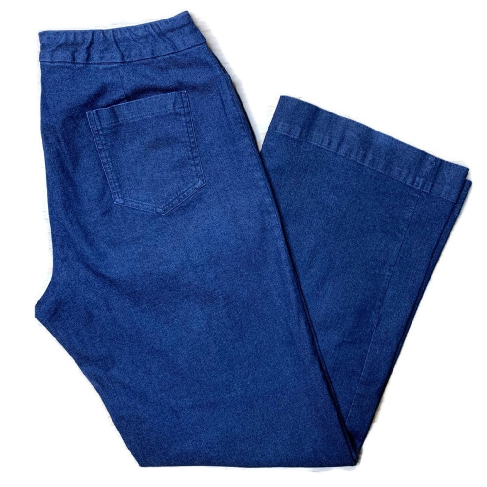 EILEEN FISHER Petite Medium Wide Leg Stretch Jeans